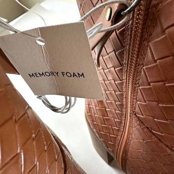 NWT Women's Mid Shaft Boots - Universal Thread Cognac Size 11 - Picture 6 of 6